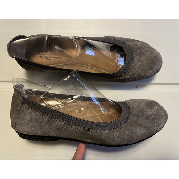 Josef Seibel Womens Pippa Ballet Flats Round Toe Comfort Slip On Gray Size 38 - Picture 1 of 12